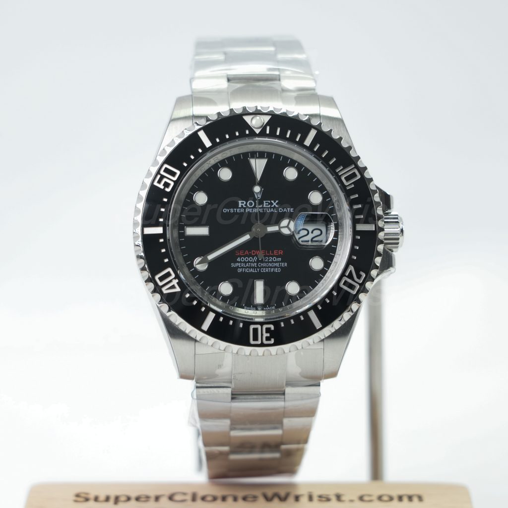 Rolex Sea Dweller 126600 Black Dial Steel 43mm Super Clone Watches