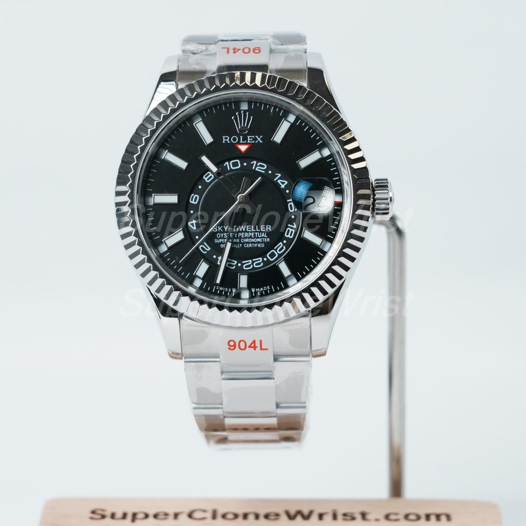 Rolex Sky Dweller 326934 Black Dial Oyster 42mm 11 Super Clone Watches