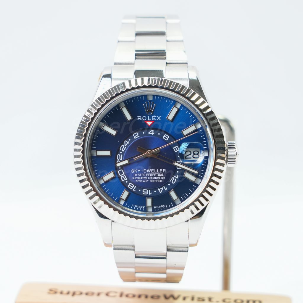 Rolex Sky Dweller 326934 Blue Dial Oyster 42mm 11 Super Clone Watches