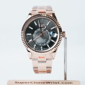 Rolex Sky Dweller 326935 Grey Dial Rose Gold Oyster 11 Super Clone Watches