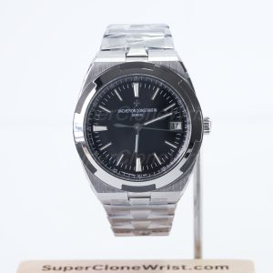Vacheron Constantin Overseas 4500V Black Dial Stainless Steel 41mm Replica Watch
