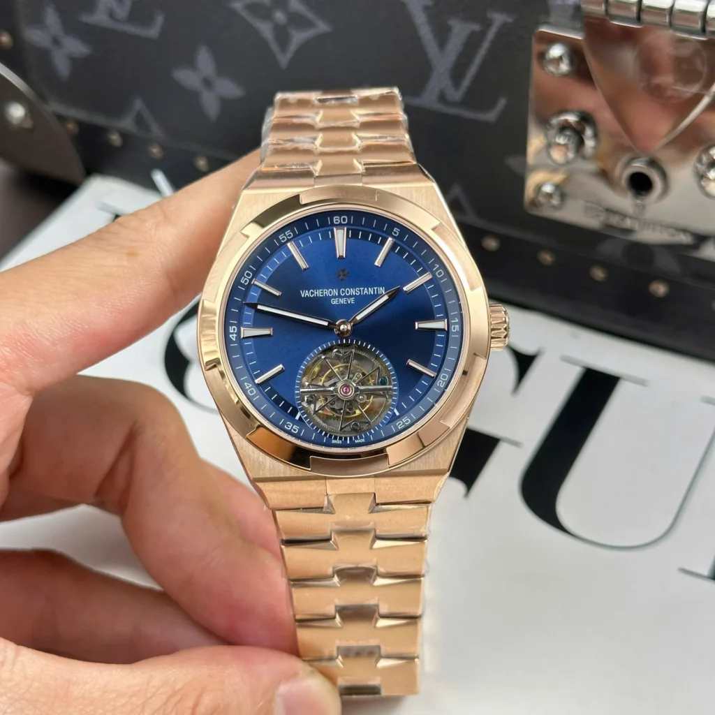 Vacheron Constantin Overseas 6000V Tourbillon Blue Dial Rose Gold 42.5mm.webp