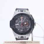 Hublot Big Bang Ferrari Titanium 401.NJ.0123.VR Skeleton Dial Carbon Fiber Bezel 45mm Replica Watches - 1