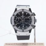 Hublot Classic Fusion Chronograph 521.NX.1171.RX.1104 Titanium Diamond Bezel 45mm Replica Watches - 1