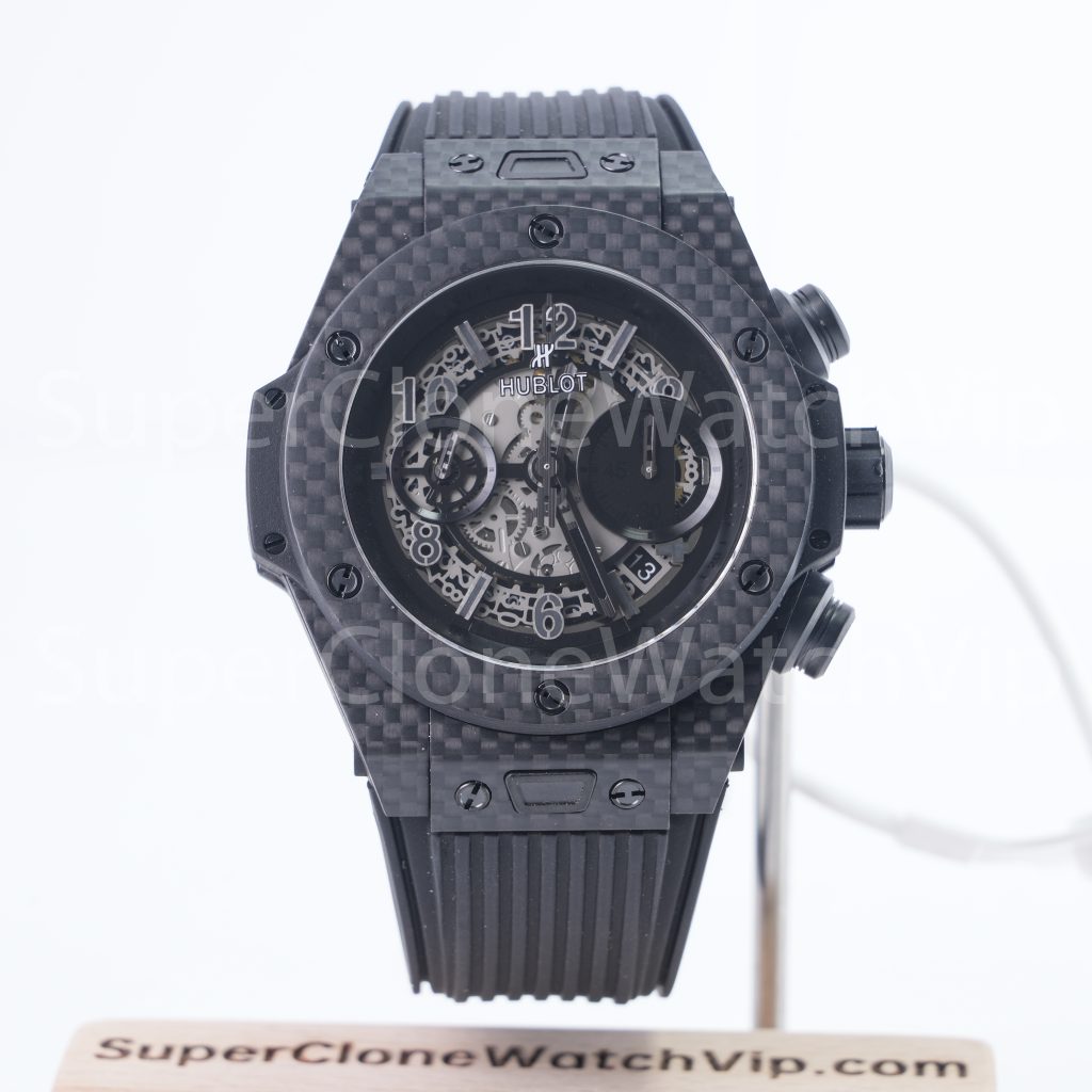 Hublot Big Bang Unico Black Magic Carbon Fiber 441.CY.1110.RX 42mm Replica Watches - 1