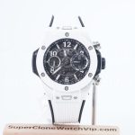Hublot Big Bang Unico White Ceramic Skeleton Dial 45mm 411.HX.1170.RX Replica Watches - 1