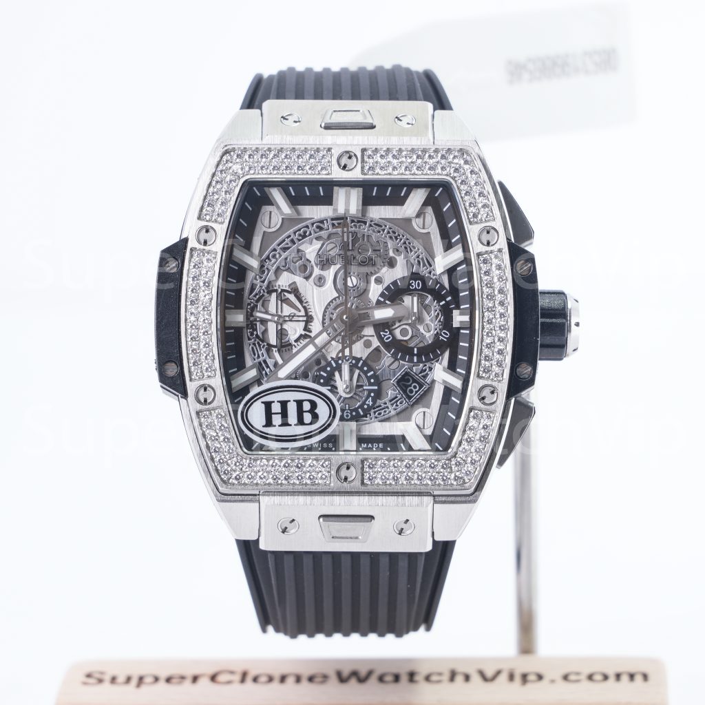 Hublot Spirit of Big Bang 642.NX.0170.RX.1604 Titanium Diamond Bezel 42mm Replica Watches - 1