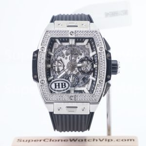 Hublot Spirit of Big Bang 642.NX.0170.RX.1604 Titanium Diamond Bezel 42mm Replica Watches - 1