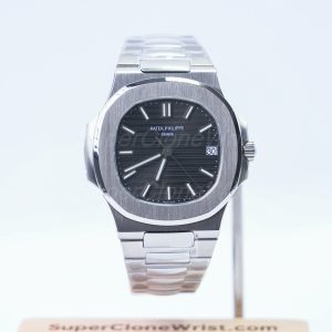 Patek-Philippe-Nautilus-5711-Grey-Dial-40mm 1：1 SuperClone Watch Replica Watches - 1