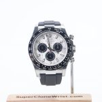 Rolex Daytona 116519LN Steel Meteorite Dial Black Ceramic Bezel Black Rubber Strap 40mm Replica Watches - 1