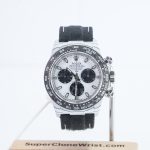Rolex Cosmograph Daytona DiW Carbon Fiber White Dial 40mm Replica Watches - 1