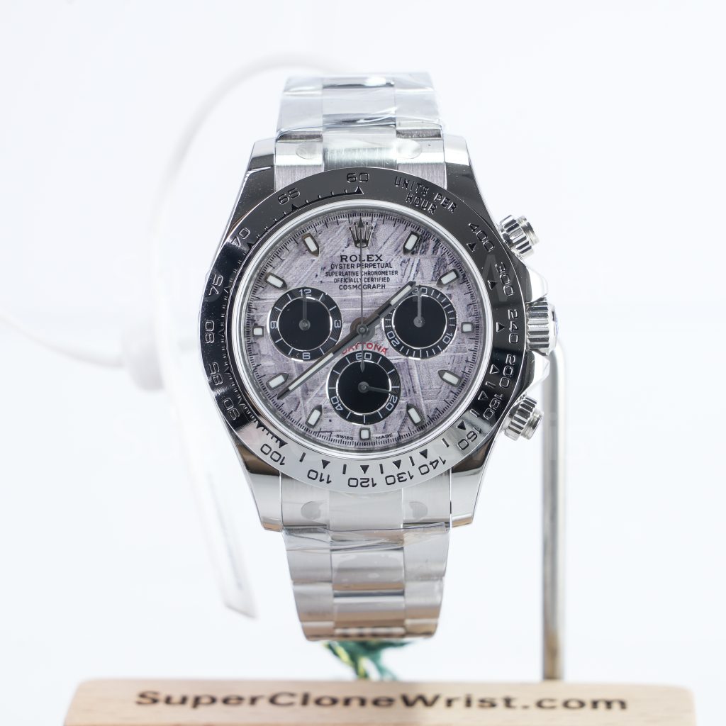 Rolex Cosmograph Daytona 116509 Meteorite Dial 904L Steel 40mm Replica Watches - 1