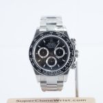 Rolex Daytona 126500LN Steel Black Dial Black Ceramic Bezel Steel Oyster Bracelet 40mm Replica Watches - 1