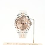 Rolex Datejust Two-Tone Rose Gold Pink Sunray Dial Jubilee Bracelet 31mm Replica Watches - 1