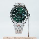 Rolex-Sky-Dweller-326934-Forest-Green-Dial-Steel-42mm Super Clone Watches Replica Watches - 1
