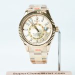 Rolex-Sky-Dweller-326238-Gold-Dial-Yellow-Gold-42mm Super Clone Watches Replica Watches - 1