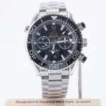 Omega Seamaster 215.30.46.51.01.001 Steel Black Dial Black Ceramic Bezel Steel Bracelet 45.5mm Replica Watches - 1