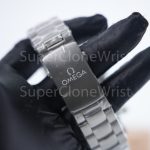 Omega Seamaster 215.30.46.51.99.001 Steel Grey Dial Grey/Orange Ceramic Bezel Steel Bracelet 45.5mm Replica Watches - 10