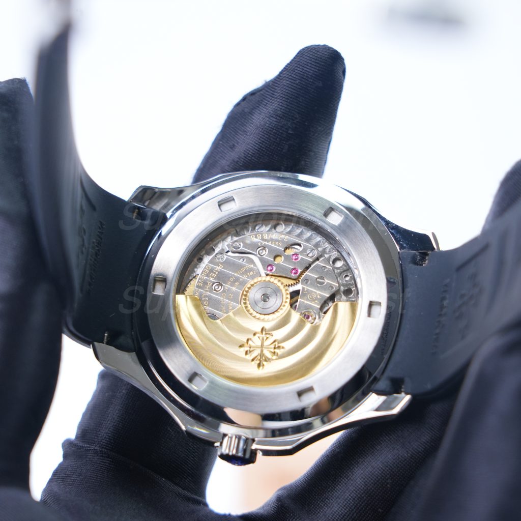 Patek Philippe Aquanaut 5167A Steel Black Dial Steel Bezel Black Rubber Strap 40mm Replica Watches - 10