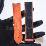 Omega Seamaster 215.92.46.51.01.001 Black Ceramic Black Dial Black and Orange Ceramic Bezel Black Steel Bracelet 45.5mm Replica Watches - 11