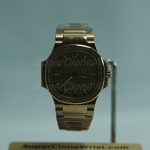 Patek Philippe Nautilus 7118/1200R Rose Gold Golden Brown Opaline Dial Diamond Bezel Rose Gold Bracelet 35mm Replica Watches - 2