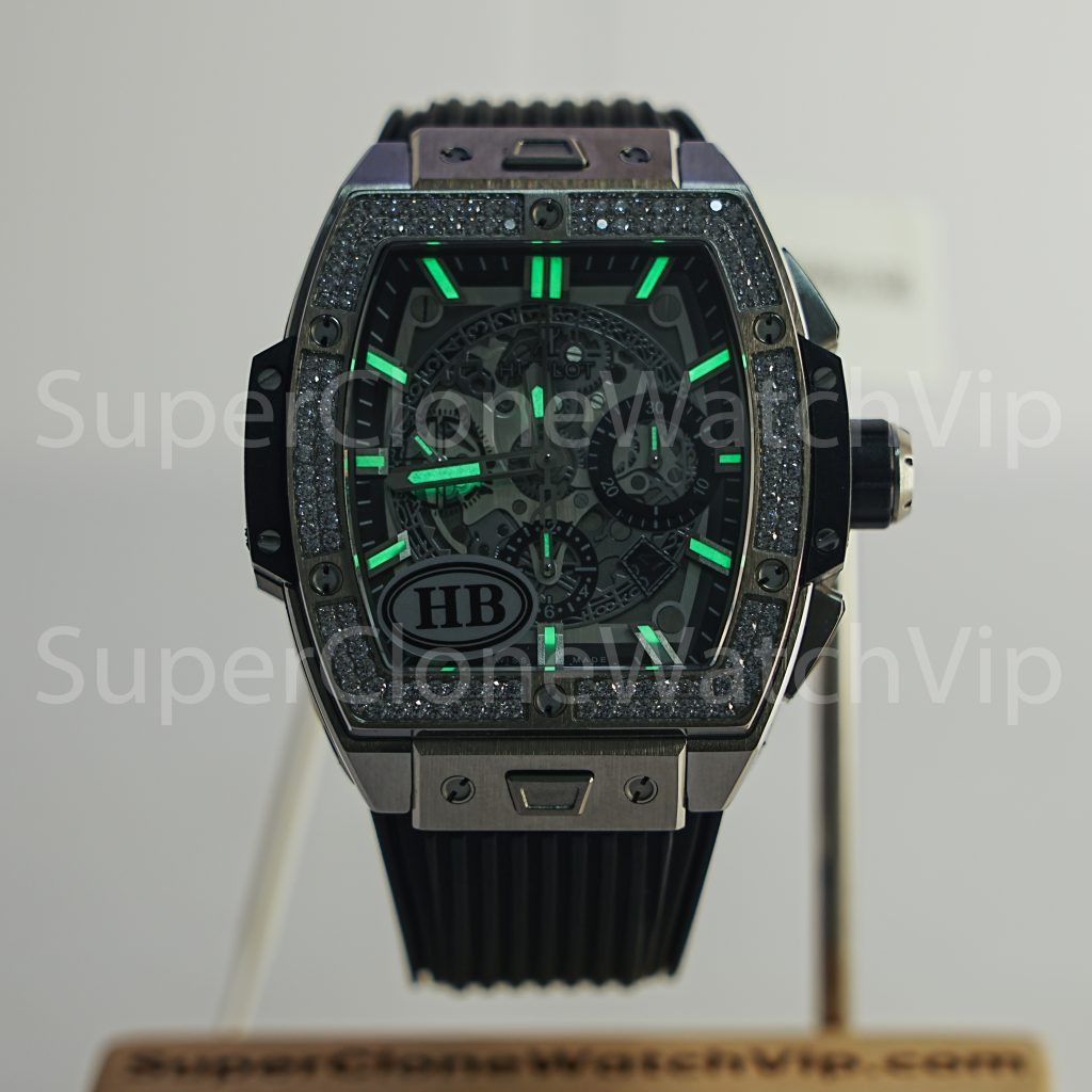Hublot Spirit of Big Bang 642.NX.0170.RX.1604 Titanium Diamond Bezel 42mm Replica Watches - 2