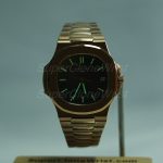 Patek-Philippe-Nautilus-5711-Black-Dial-Rose-Gold-40mm 1：1 SuperClone Watch Replica Watches - 2