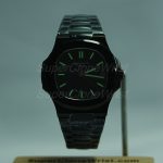 Patek-Philippe-Nautilus-5711-Black-Ceramic-Blue-Dial-40mm 1：1 SuperClone Watch Replica Watches - 2