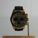 Rolex Daytona 126518LN Yellow Gold Champagne Dial Black Ceramic Bezel Black Rubber Strap 40mm Replica Watches - 2
