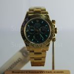 Rolex Cosmograph Daytona 116508 18K Yellow Gold Green Dial 40mm Replica Watches - 2