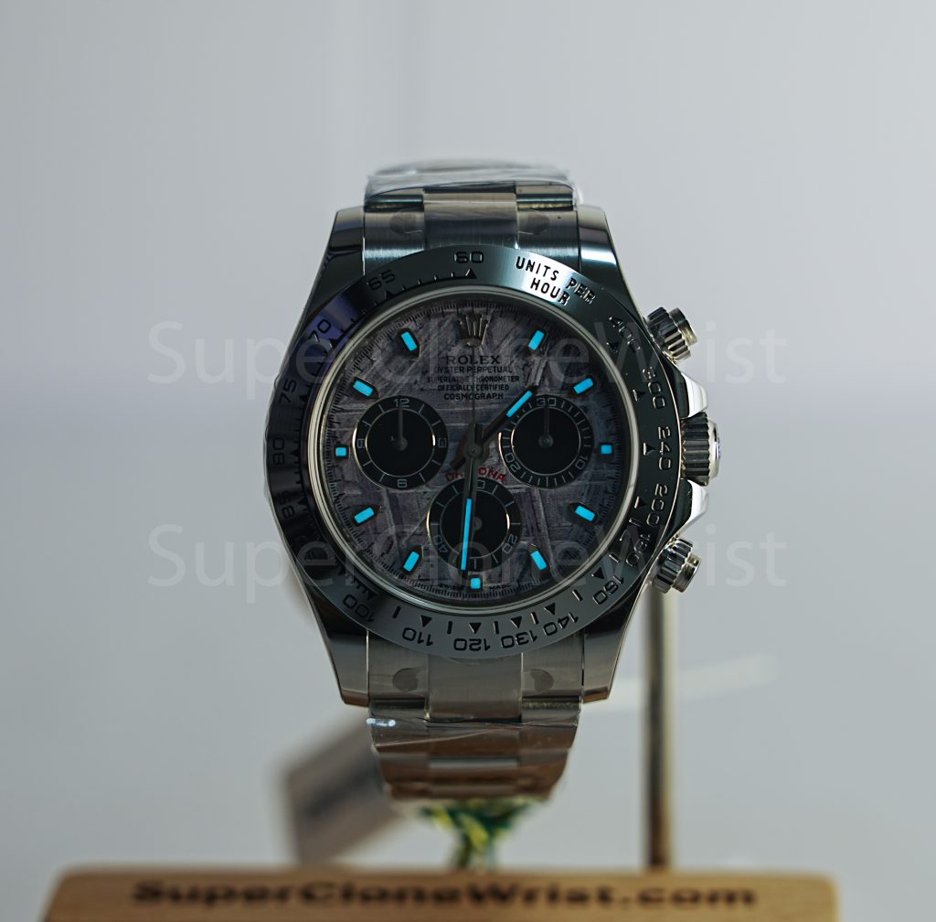 Rolex Cosmograph Daytona 116509 Meteorite Dial 904L Steel 40mm Replica Watches - 2