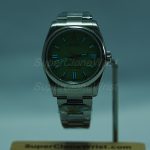 Rolex Oyster Perpetual Steel Pistachio Green Dial Steel Bezel Steel Oyster Bracelet 36mm Replica Watches - 2