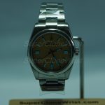 Rolex Oyster Perpetual Steel Light Brown Dial Steel Bezel Steel Oyster Bracelet 36mm Replica Watches - 2