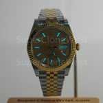 Rolex Datejust 126333 Two-Tone Yellow Gold Champagne Dial Fluted Bezel Jubilee Bracelet 41mm Replica Watches - 2