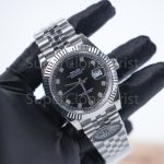 Rolex Datejust 126334 Steel Black Diamond Dial Jubilee Bracelet 41mm Replica Watches - 2