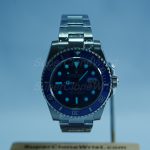 Rolex Submariner Steel Blue Dial Blue Bezel Oyster Bracelet 40mm Replica Watches - 2