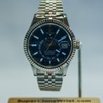 Rolex-Sky-Dweller-326934-Bright-Blue-Dial-Steel-42mm Super Clone Watches Replica Watches - 2