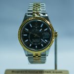 Rolex-Sky-Dweller-326933-Black-Dial-Steel-Gold-42mm Super Clone Watches Replica Watches - 2