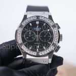 Hublot Classic Fusion Chronograph 521.NX.1171.RX.1104 Titanium Diamond Bezel 45mm Replica Watches - 3