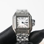 Cartier Panthère Steel White Dial Steel Bezel Steel Bracelet 22x30mm Replica Watches - 3