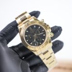 Rolex Daytona 116508 Yellow Gold Black Dial Yellow Gold Bezel Yellow Gold Bracelet 40mm Replica Watches - 3