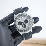 Rolex Cosmograph Daytona DiW Carbon Fiber White Dial 40mm Replica Watches - 3