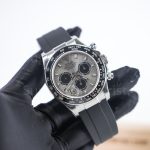 Rolex Daytona 116519LN Steel Grey Dial Black Ceramic Bezel Black Rubber Strap 40mm Replica Watches - 3