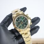 Rolex Cosmograph Daytona 116508 18K Yellow Gold Green Dial 40mm Replica Watches - 3