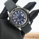 Rolex Yacht-Master 42 Falcon’s Eye Dial Black Bezel Rubber Strap 42mm Replica Watches - 3