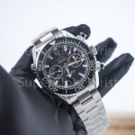 Omega Seamaster 215.30.46.51.01.001 Steel Black Dial Black Ceramic Bezel Steel Bracelet 45.5mm Replica Watches - 3