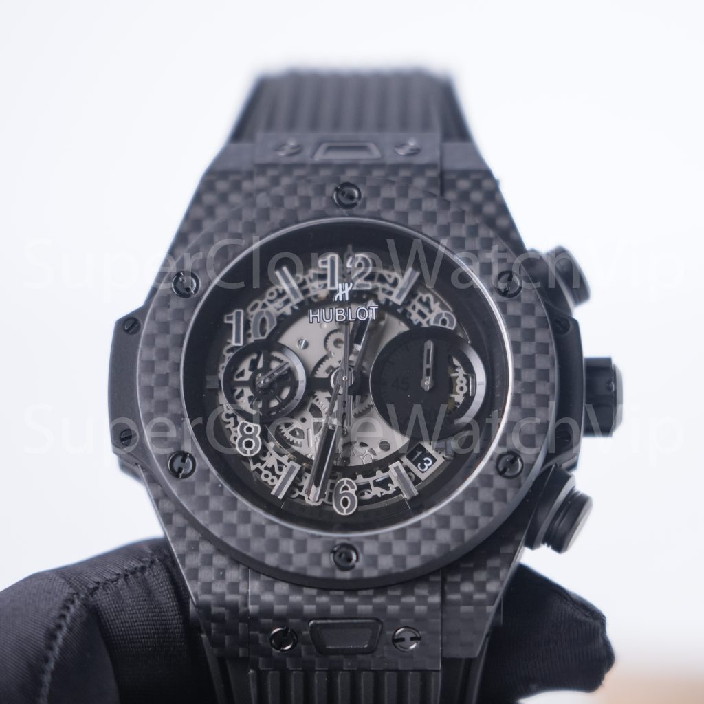 Hublot Big Bang Unico Black Magic Carbon Fiber 441.CY.1110.RX 42mm Replica Watches - 4