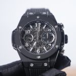 Hublot Big Bang Unico Black Magic 411.CI.1170.RX Black Ceramic Skeleton Dial 45mm Replica Watches - 4