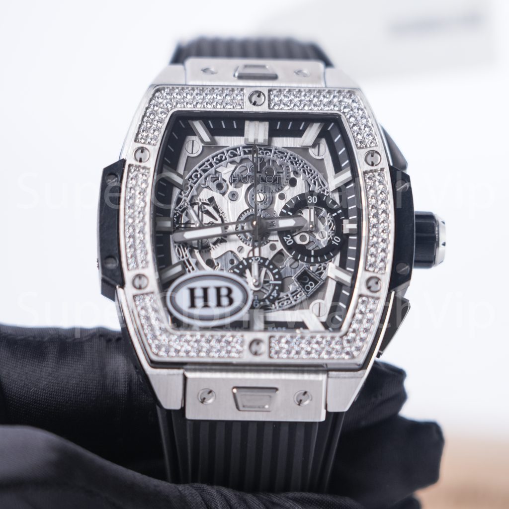 Hublot Spirit of Big Bang 642.NX.0170.RX.1604 Titanium Diamond Bezel 42mm Replica Watches - 4