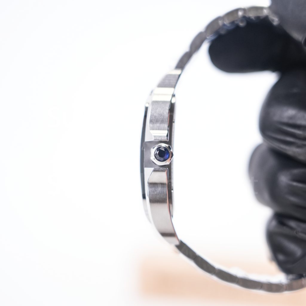 Cartier Santos WHSA0015 Steel Skeleton Dial Steel Bezel Steel Bracelet 39.8mm Replica Watches - 4